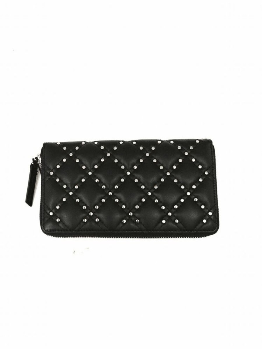 Femme berenice Portefeuilles | Long Porte Monnaie Studs Noir