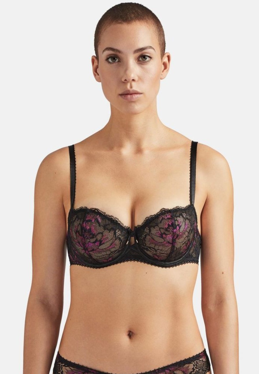 Femme aubade Soutien-Gorges | Soutien-Gorge Corbeille Aube Amoureuse Violet