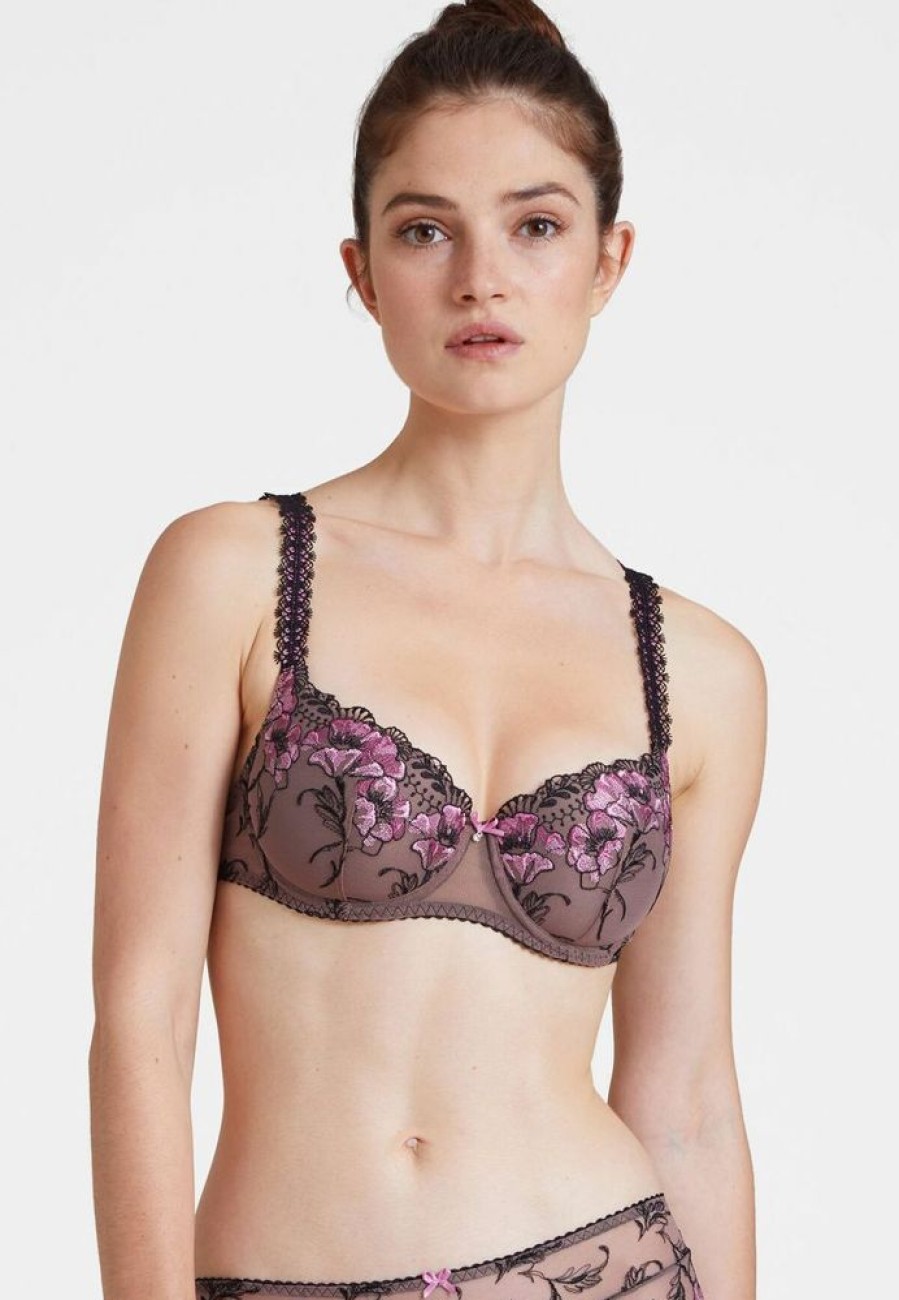 Femme aubade Soutien-Gorges | Soutien-Gorge Corbeille Coque - Jusqu'Au Bonnet G A Fleur De Toi Rose