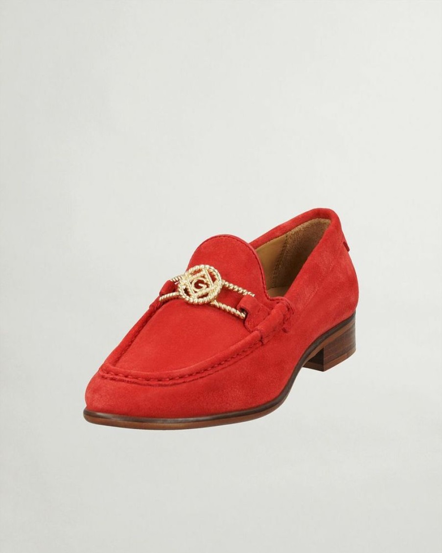 Femme gant Mocassins Et Richelieus | Kennedi Loafer Rouge