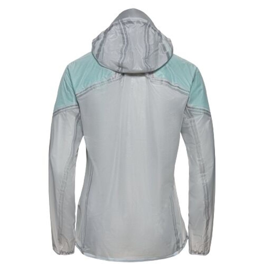 Femme odlo Vetements | Veste Chaude Et Impermeable Running Dual Dry Pour Femme Bleu