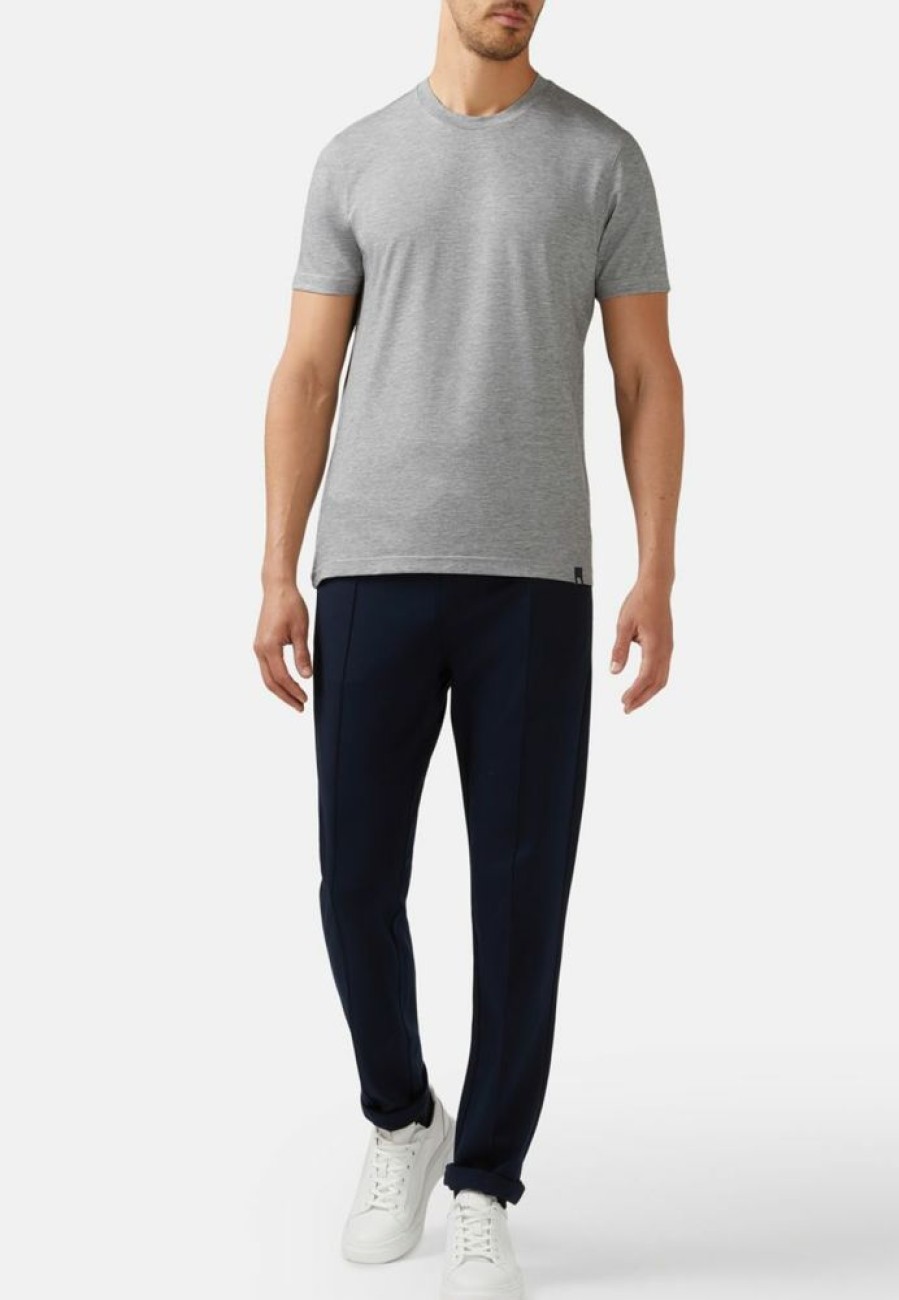 Homme boggi milano T-Shirts | T-Shirt En Coton Nylon Tencel Gris