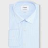 Homme figaret Chemises | Chemise Contemporaine A Carreaux S Bleu