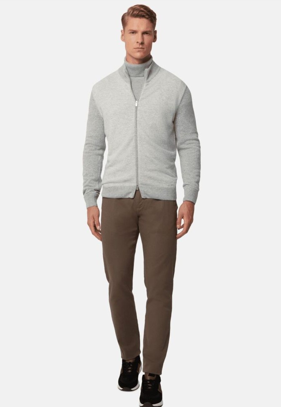 Homme boggi milano Pulls & Gilets | Full Zip Cash Blend Grigia Gris