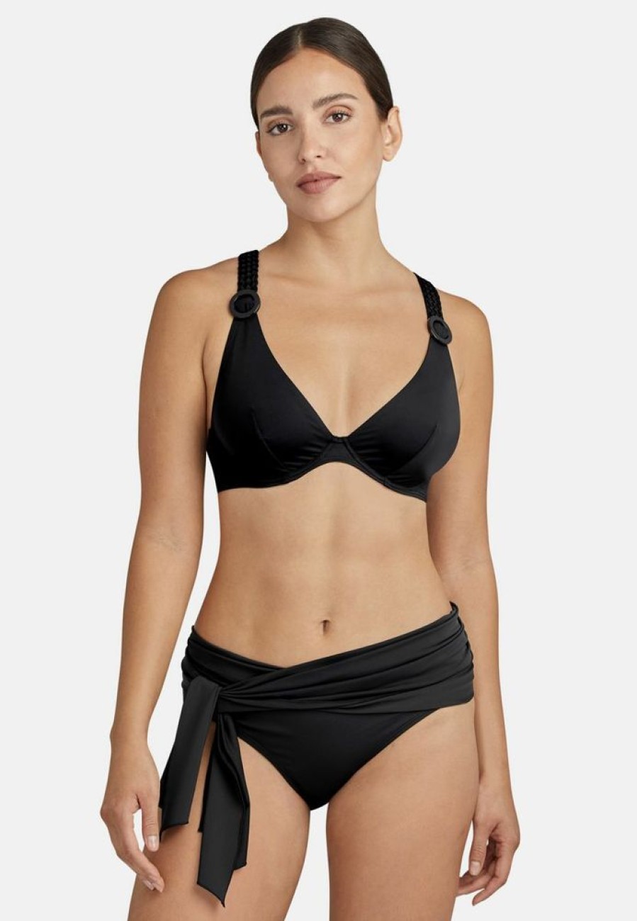 Femme aubade Maillots De Bain | Haut De Maillot De Bain Triangle La Plage Ensoleillee Noir