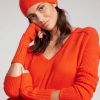 Femme notshy Echarpes & Foulards | Mitaines Cachemire Alexine Orange