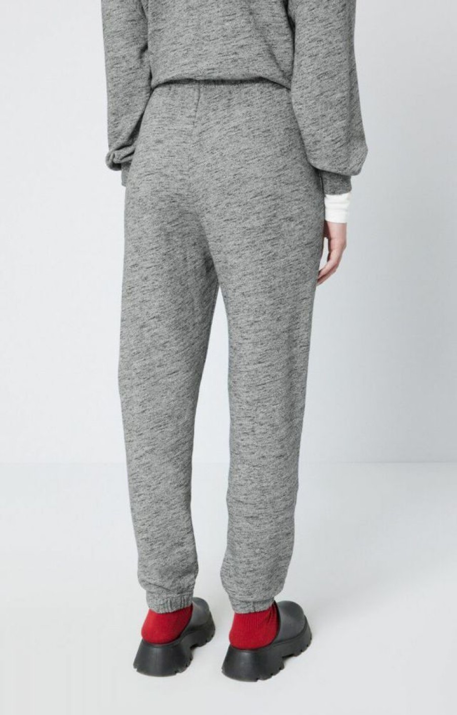 Femme american vintage Vetements | Jogging Femme Sowabay Gris