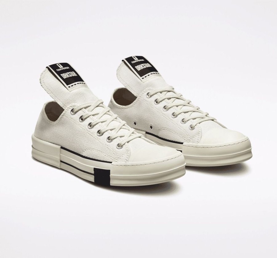 Femme converse Baskets | Drkstar Ox Lily White/Egret/Black Blanc