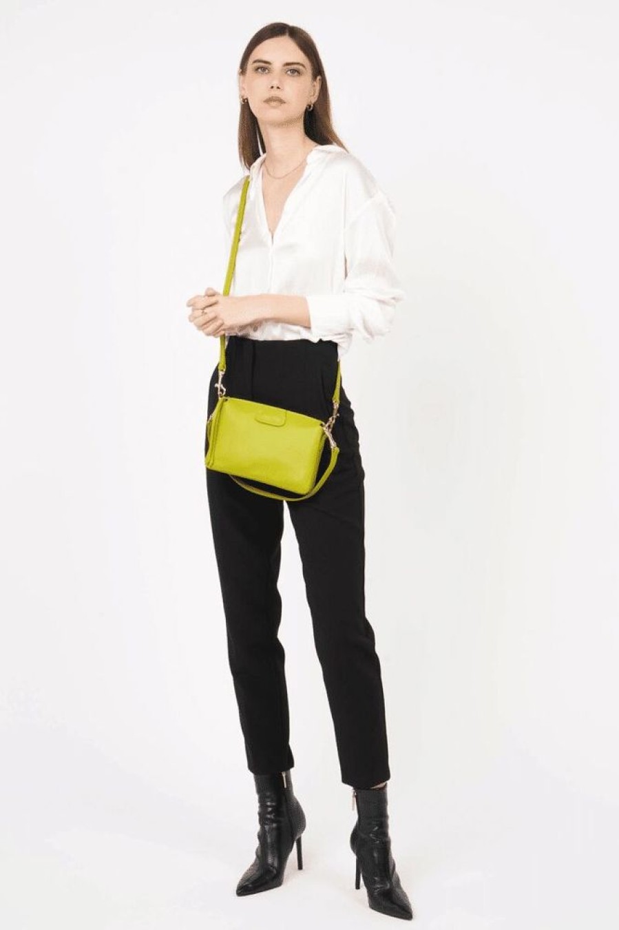 Femme lancaster Pochettes | Pochette Zippe M Dune Jaune