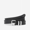 Femme the kooples Ceintures | Ceinture En Cuir Avec Empiecements