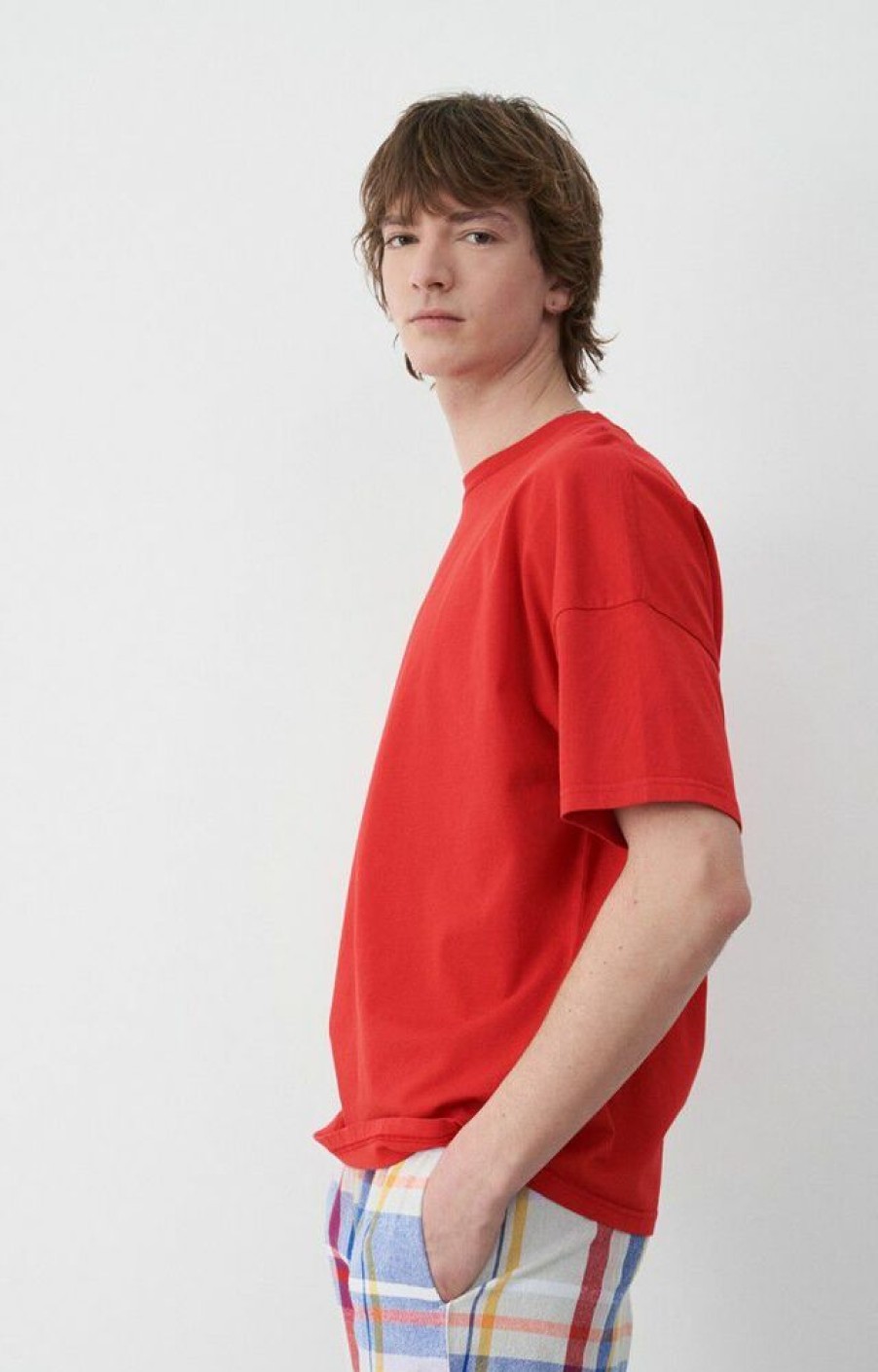 Homme american vintage T-Shirts | T-Shirt Homme Fizvalley Rouge