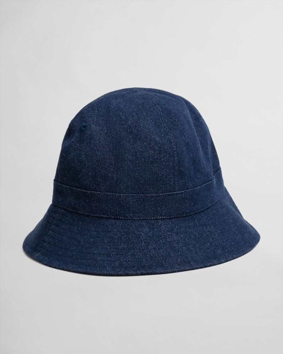 Homme gant Bonnets, Chapeaux Et Casquettes | Denim Bucket Hat Bleu