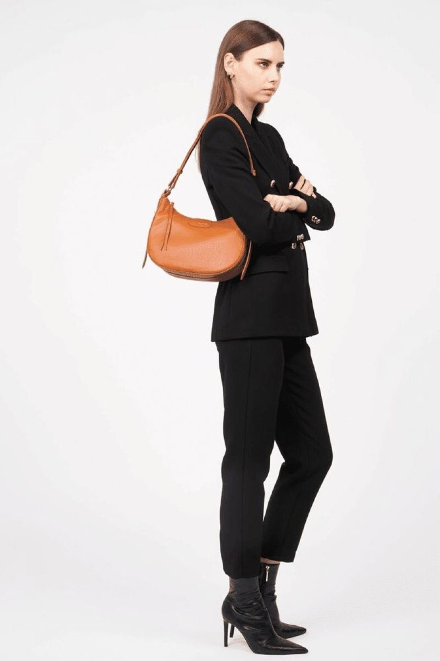 Femme lancaster Sacs | Sac Hobo Zippe M Dune Dore