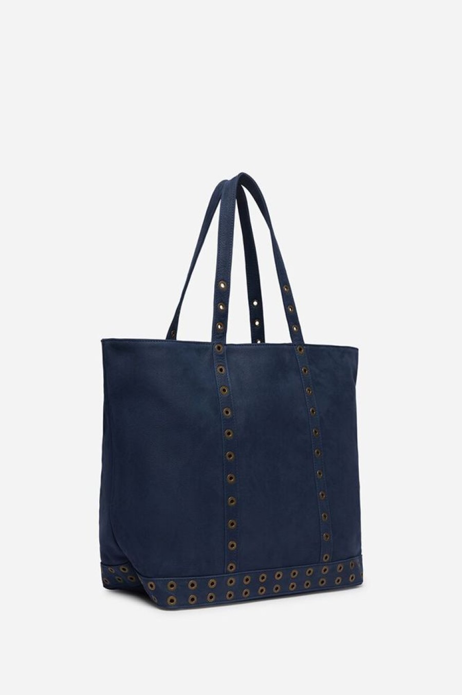 Femme vanessa bruno Sacs | Cabas L En Nubuck Bleu