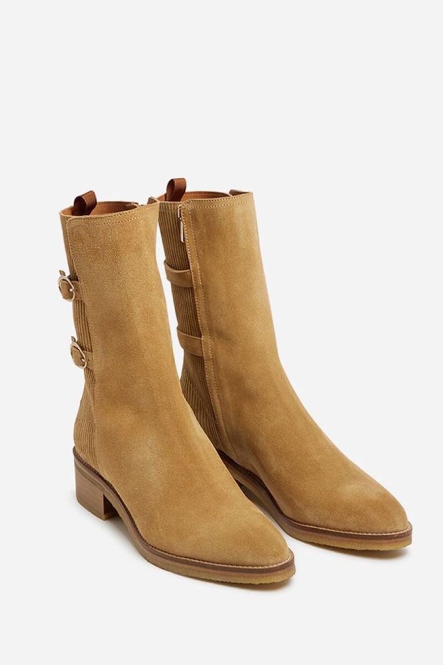 Femme vanessa bruno Bottines & Boots | Bottines En Nubuck Marron