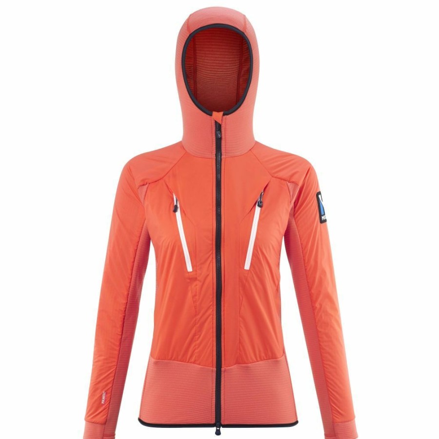 Femme millet Vetements | Veste Thermique Tri Hyb Alp H W Orange