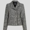 Femme karl lagerfeld Manteaux & Vestes | Boucle Biker Jacket Gris