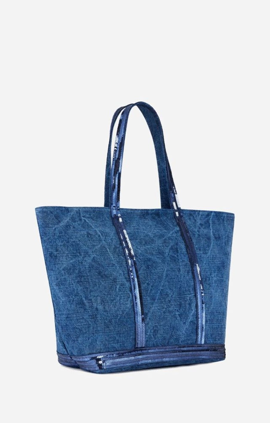 Femme vanessa bruno Sacs | Cabas L En Lin Bleu