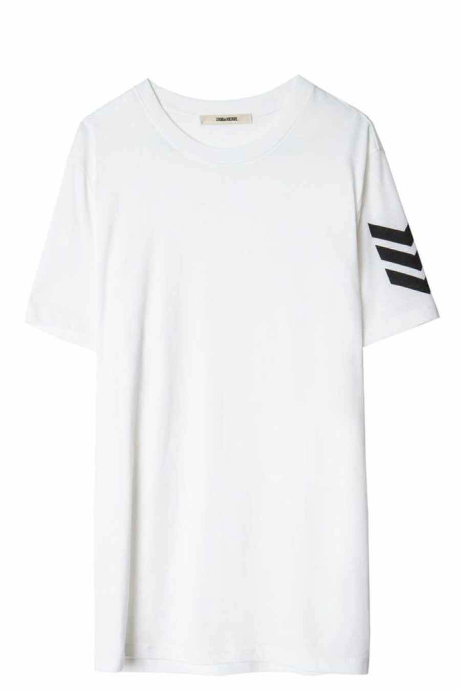 Homme zadig&voltaire T-Shirts | T-Shirt Tommy Arrow Blanc