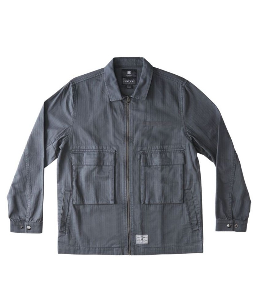 Homme dc shoes Manteaux & Vestes | Adyjk03141-Krpw - Admiral 2 Gris