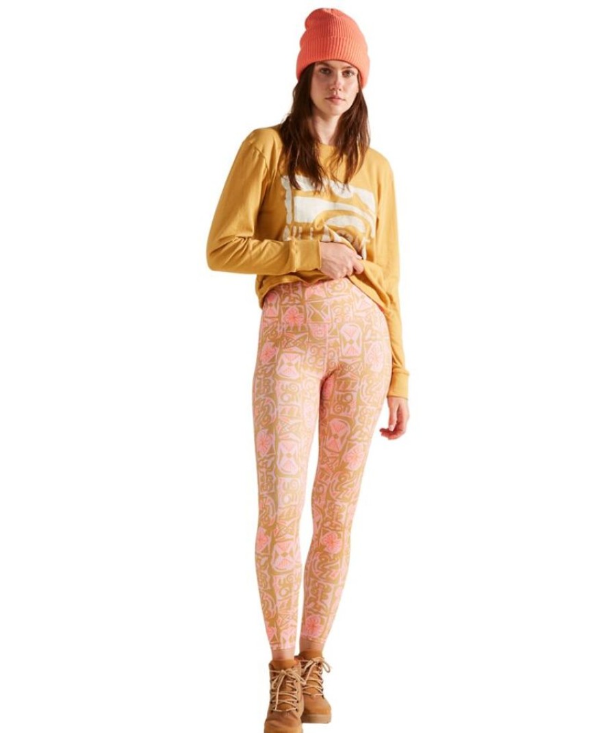 Femme billabong Leggings | C3Pt15-Bip2-4990 - Adventure Legging Rose