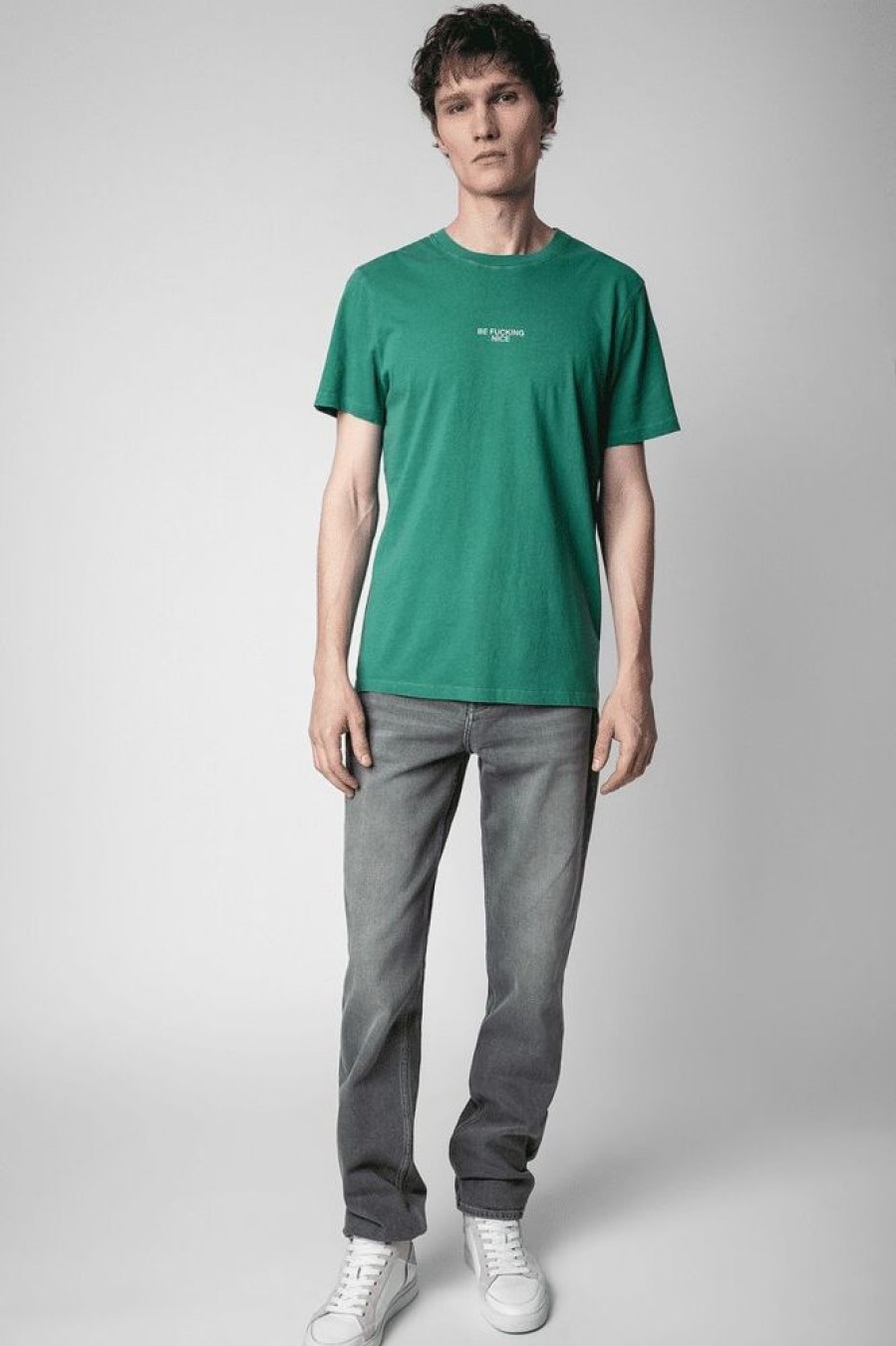 Homme zadig&voltaire T-Shirts | T-Shirt Ted Vert