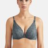 Femme aubade Soutien-Gorges | Soutien-Gorge Triangle Avec Armatures Rosessence Gris