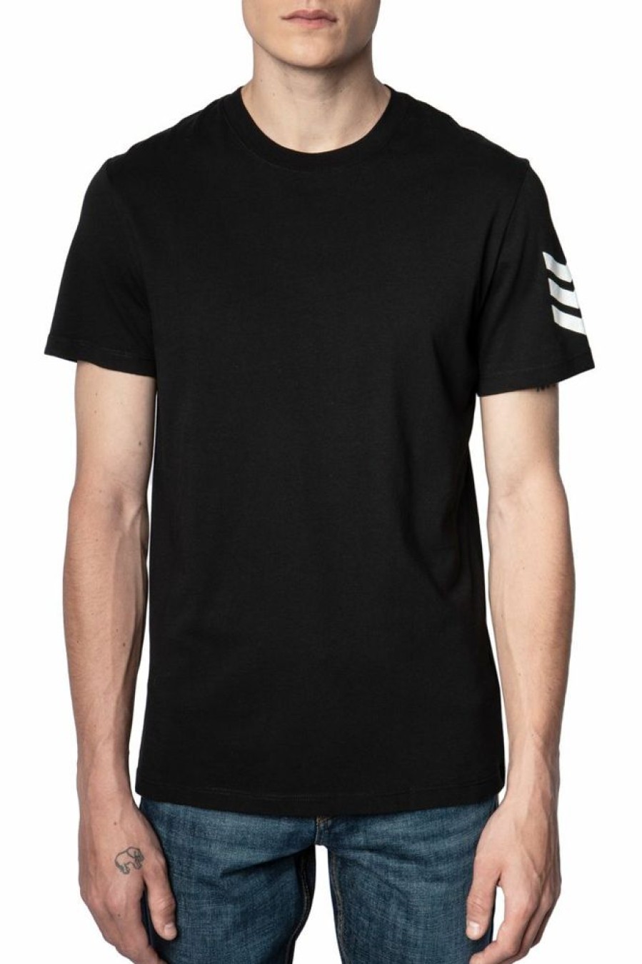 Homme zadig&voltaire T-Shirts | T-Shirt Tommy Arrow Noir