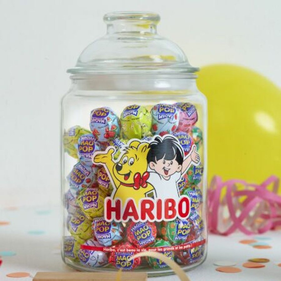 Epicerie haribo | Bonbonniere Verre 2L Mascottes