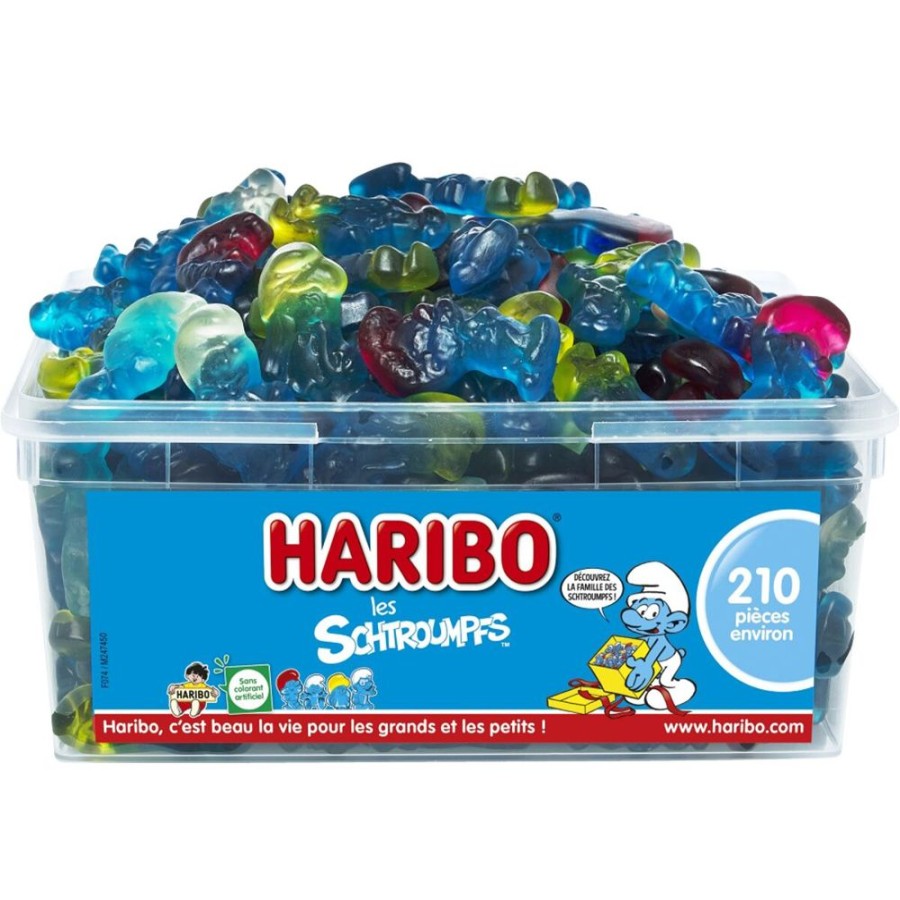 Epicerie haribo | Les Schtroumpfs 210 Bonbons