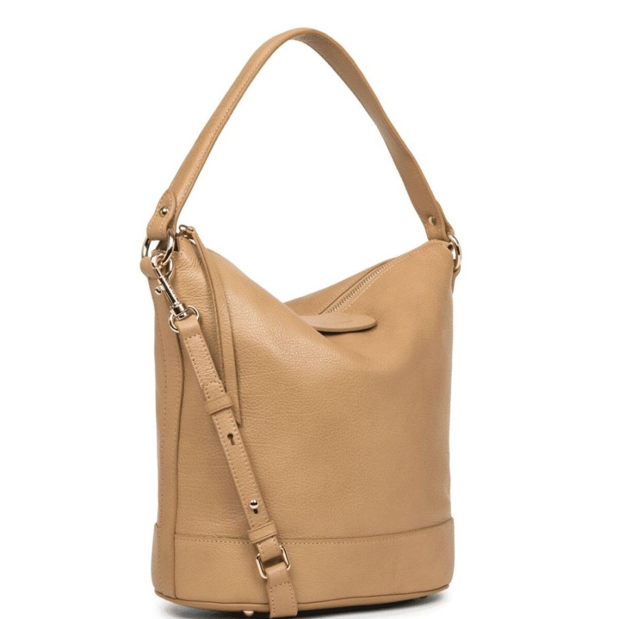 Femme lancaster Sacs | Sac Seau Zippee Dune Beige