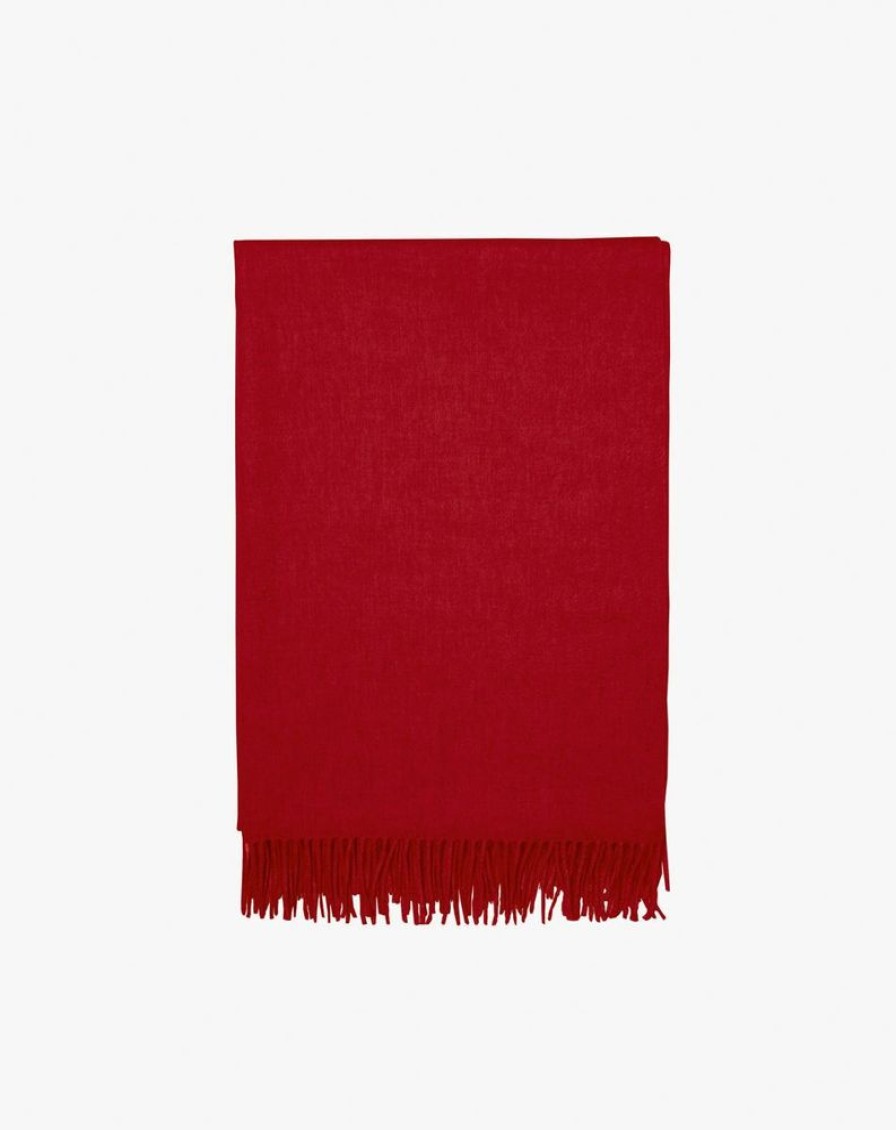 Femme eric bompard Echarpes & Foulards | Etole 210 Cm X 75 Cm - Accessoires - Nepal Rouge