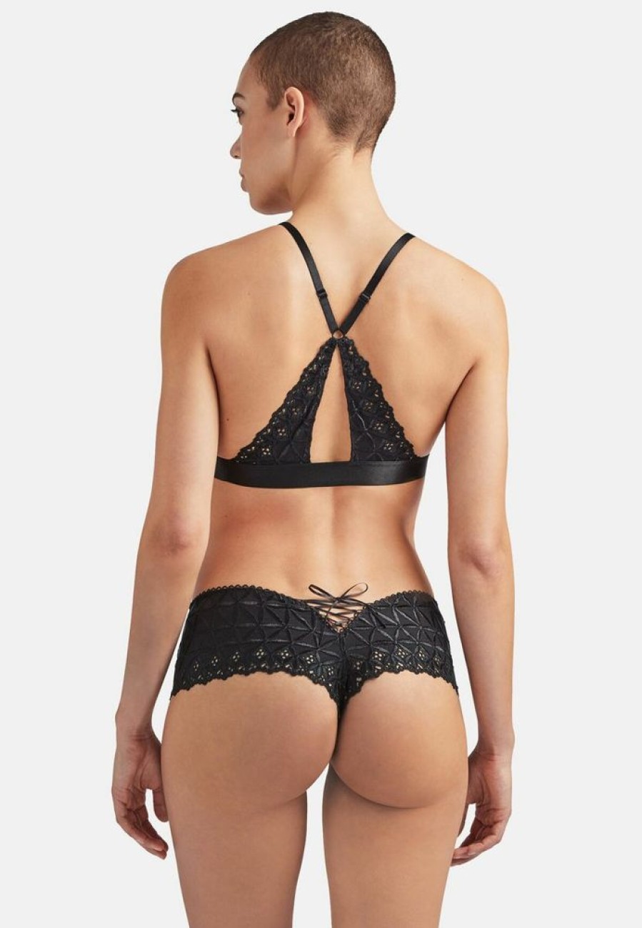 Femme aubade Soutien-Gorges | Triangle Bralette Bahia&Moi Noir