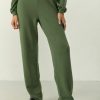 Femme american vintage Vetements | Jogging Femme Hapylife Vert