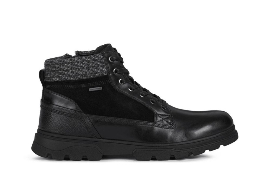 Homme geox Bottines & Boots | U Clintford B Abx Noir