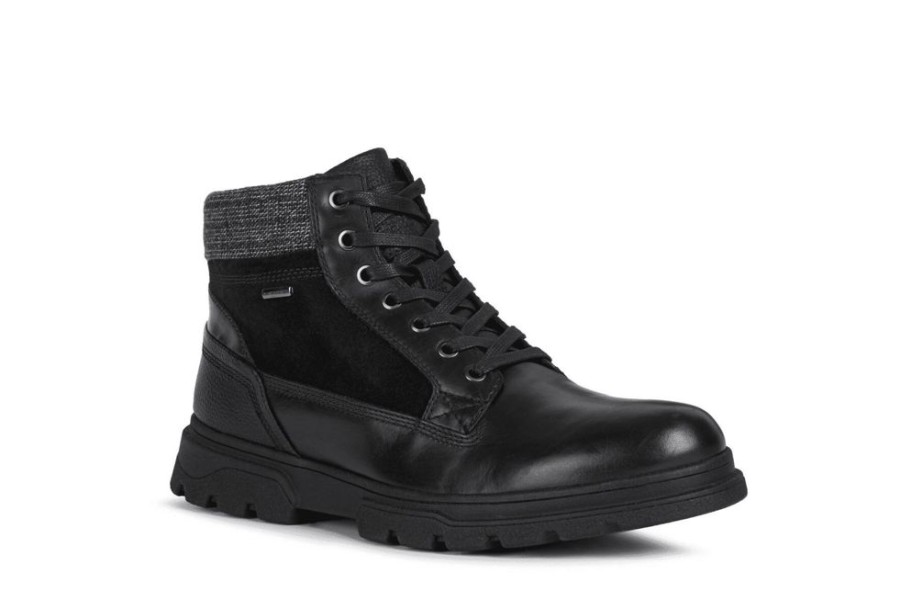 Homme geox Bottines & Boots | U Clintford B Abx Noir