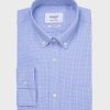 Homme figaret Chemises | Chemise Classique A Carreaux S Bleu