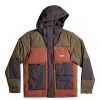 Homme quiksilver Manteaux & Vestes | Eqyjk03727-Cre0 - Nomad Jk Vert