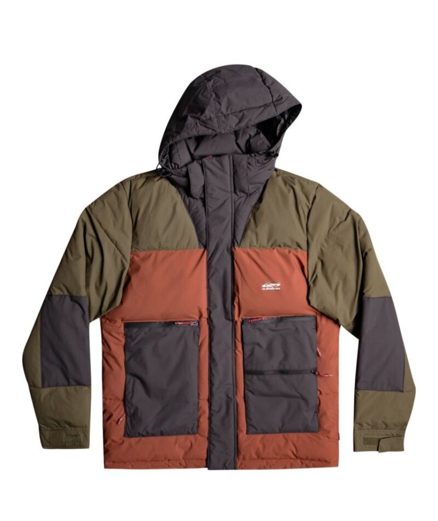 Homme quiksilver Manteaux & Vestes | Eqyjk03727-Cre0 - Nomad Jk Vert