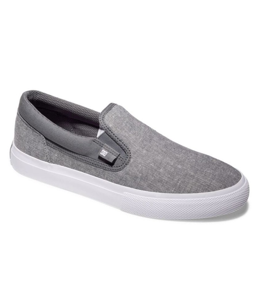 Homme dc shoes Baskets | Adys300676-Ksd - Manual Slip-On Txse Gris