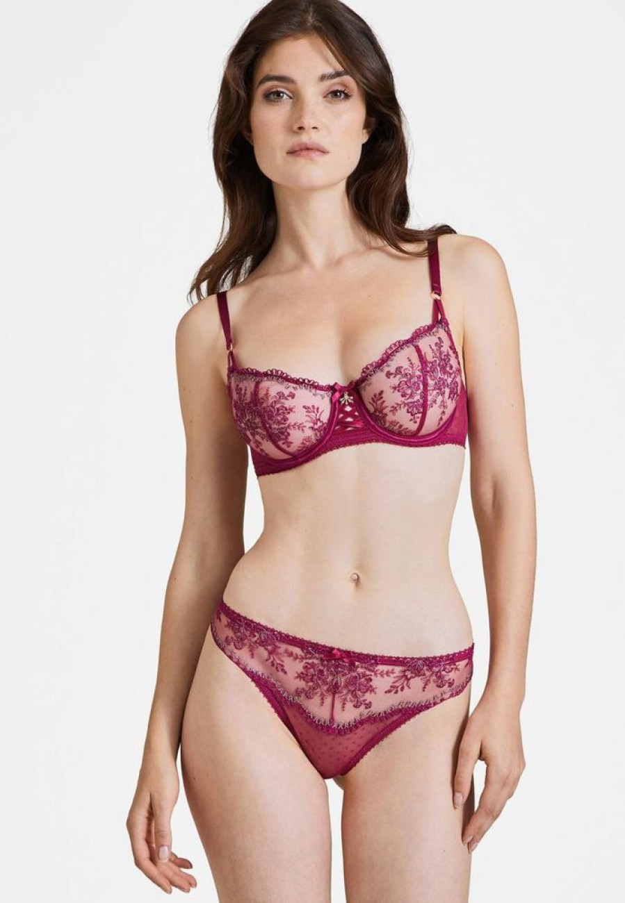 Femme aubade Soutien-Gorges | Soutien-Gorge Corbeille - Jusqu'Au Bonnet G Tresor Infini Rose