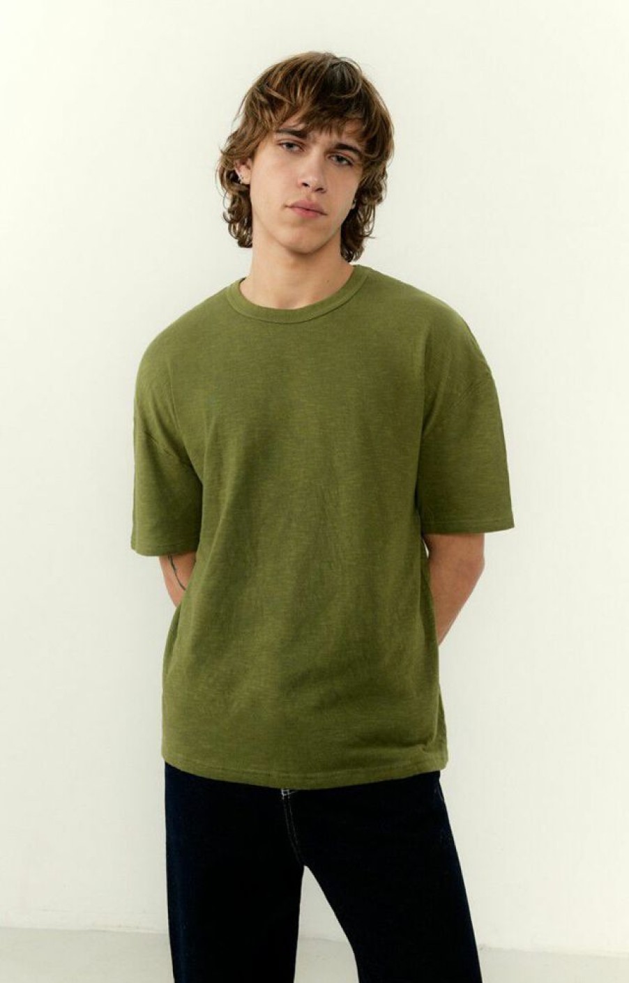 Homme american vintage T-Shirts | T-Shirt Homme Slycity Vert