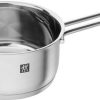 Maison zwilling Cuisine | Casserole Sans Couvercle 14 Cm, Inox 18/10, Argent Gris