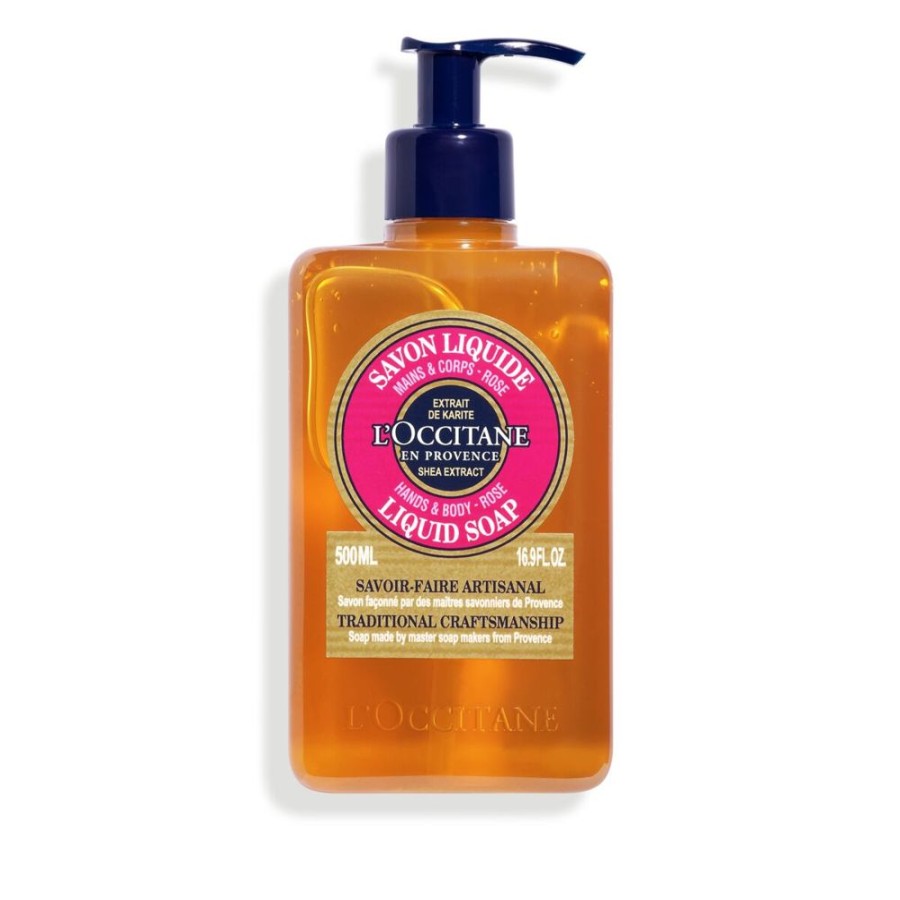 Femme l'occitane en provence | Savon Liquide Mains & Corps Rose 500Ml