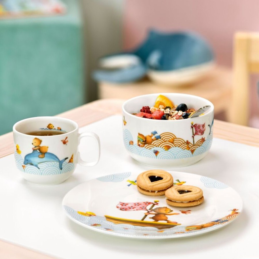 Maison villeroy & boch Art De La Table | Happy As A Bear Set, 3 Pcs Bleu