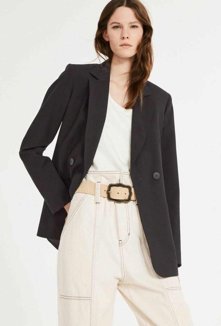 Femme claudie pierlot Manteaux & Vestes | Veste De Blazer Noir