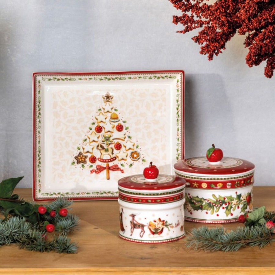 Maison villeroy & boch Art De La Table | Winter Bakery Delight Petite Boite A Biscuits Rouge