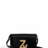 Femme zadig&voltaire Sacs | Sac Portefeuille Zv Initiale City Grigri Noir