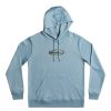 Homme quiksilver Pulls & Gilets | Eqyft04672-Bhl0 - Heritage Oval Logo Hood Bleu