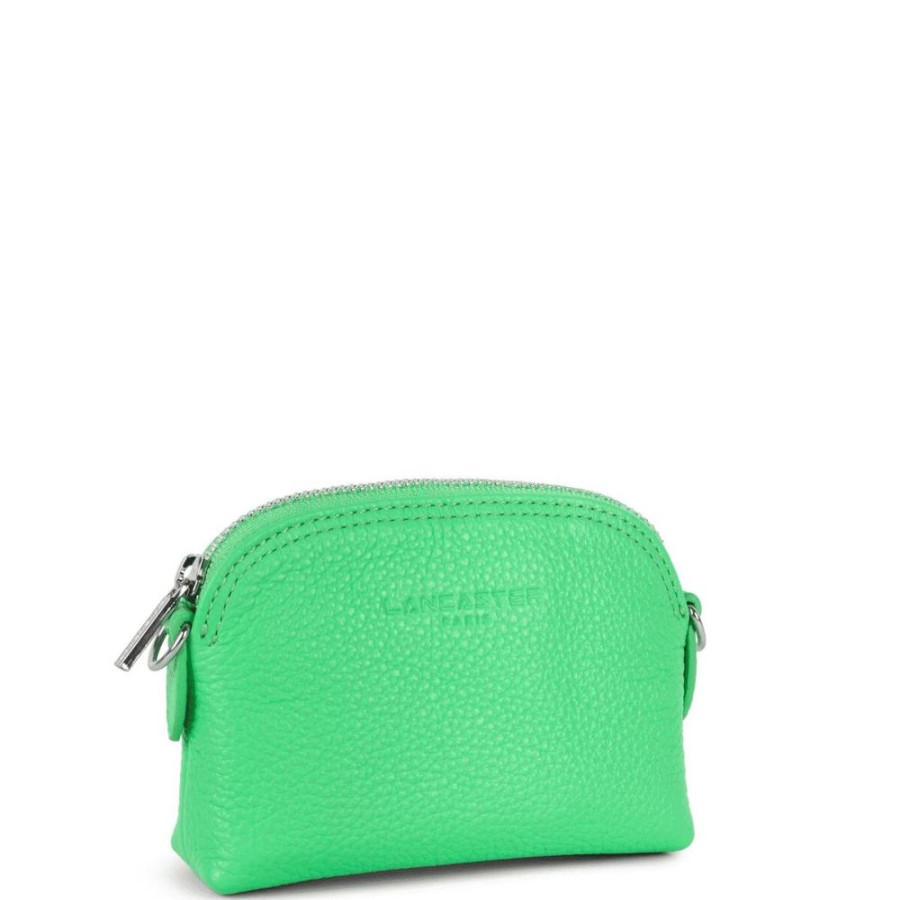 Femme lancaster Portefeuilles | Porte-Monnaie Zippee Foulonne Pm Vert